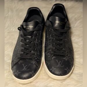 Louis Vuitton Monogram Black Sneakers